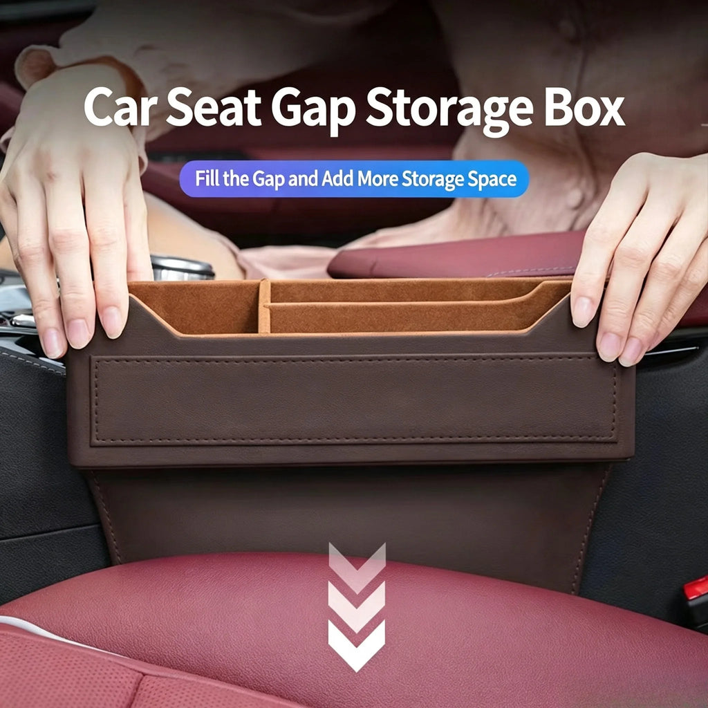Car Seat Gap Organizer Multifunctional Car Seat Crevice Storage Box Portable Auto Seat Gap Filler Interior Car Accessories