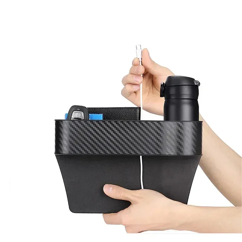 Car Seat Gap Organizer Multifunctional Plastic Car Storage Box Easy To Clean Car Interior Accessories for Sedans SUV Trucks