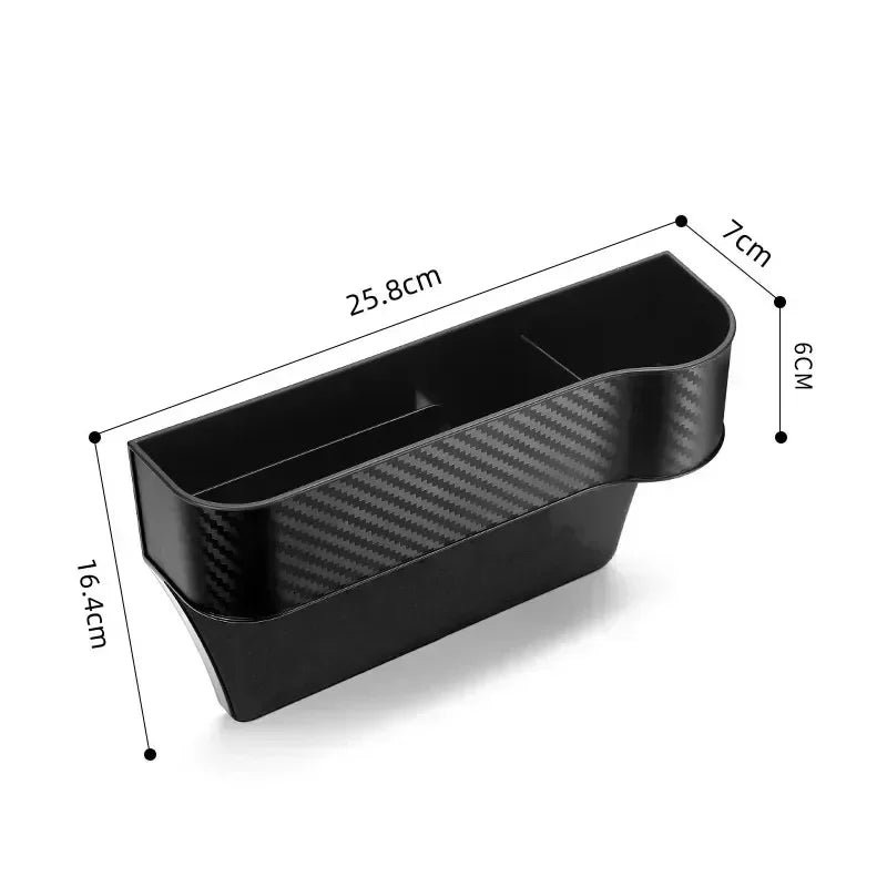 Car Seat Gap Organizer Multifunctional Plastic Car Storage Box Easy To Clean Car Interior Accessories for Sedans SUV Trucks