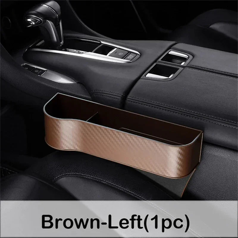 Car Seat Gap Organizer Multifunctional Plastic Car Storage Box Easy To Clean Car Interior Accessories for Sedans SUV Trucks
